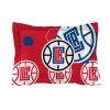Clippers OFFICIAL NBA "Hexagon" Twin Comforter & Sham Set; 64" x 86"