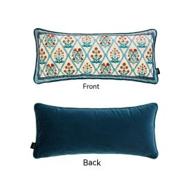 Retro Affordable Luxury Sofa Strip Bed Pillow (Option: B-30 X70cm Pillowcase)