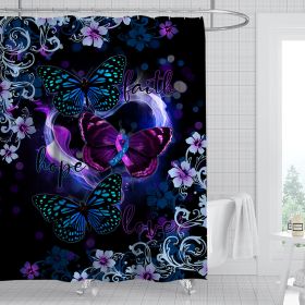 Digital Print-free Bathroom Curtain (Option: YLHTYY12-90gsm finished product 400g)