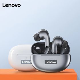 Original Lenovo LP5 Wireless HD Microphone Earphones (Color: Grey)