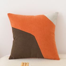 Nordic Solid Color Geometric Stitching Pillow Washable (Option: Style 4-45 X45cm Pillow Cover)
